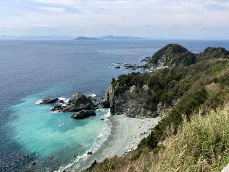 四国の西の果て、佐田岬。絶景。